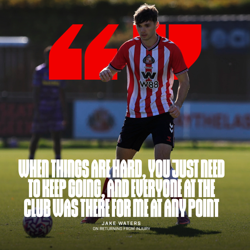 AcademyOfLight's tweet photo. 🩹 Back-to-back injuries
🗓️ 418 days sidelined
🫶 Club support

Jake Waters expresses his relief and delight after returning to action 👇