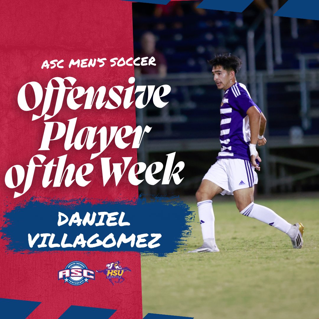 ASC_sports's tweet photo. ASC Men's Soccer Offensive Player of the Week - Daniel Villagomez
Read more: https://t.co/MykuLTEHxA
#ascsports #ascsoc #d3soc https://t.co/GJa1CpeU7G
