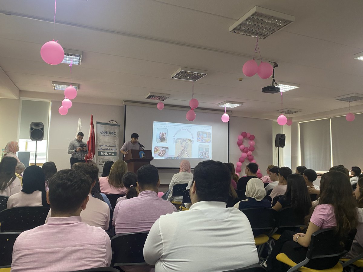 From knowleddge to courage, today’s orientation brought doctors &amp;survivors together to remind us that awareness saves lives 🎀<a href="/Hhhsinfo/">Houssam Hariri HS</a>
