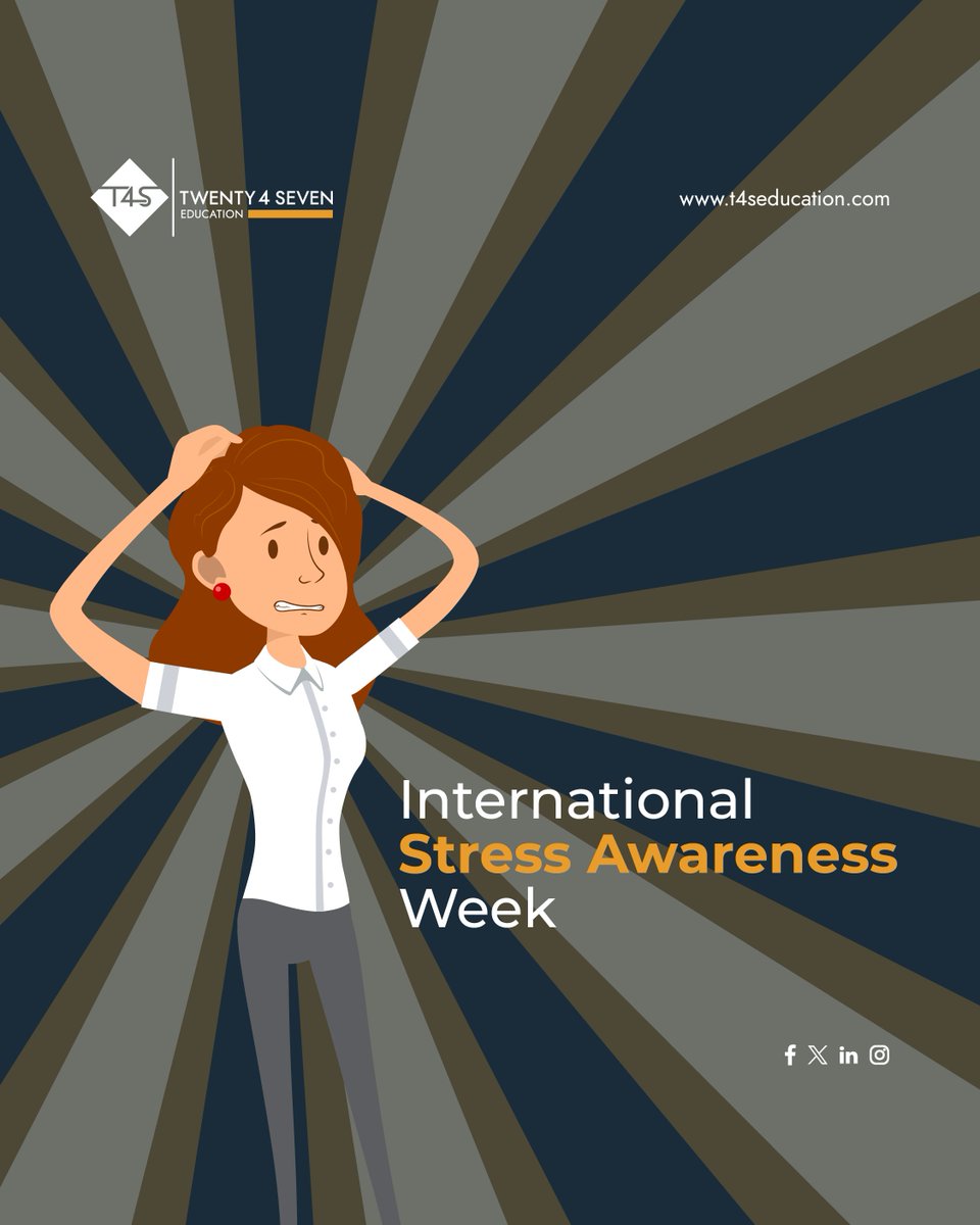It's International Stress Awareness Week.

Stress is known to have a severe impact on your mental and physical health, so take this opportunity to look at how much your stress levels are impacting your life, and don't be afraid to seek help from others!

#StressAwareness