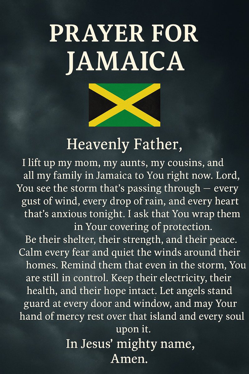 Educator world, please keep my family and all of Jamaica lifted in prayers. We have 11 relatives that were unable to return in a timely manner and are altogether, weathering the storm. We pray for resilience, patience, strength, and most importantly hope/faith to make it through.