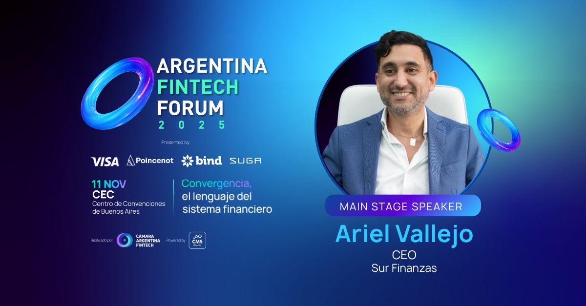 Es un placer poder formar parte, un año más, de este evento tan importante para la industria de la economía y la innovación financiera.

Los espero el 11 de noviembre en Argentina Fintech Forum, donde estaré participando como speaker.