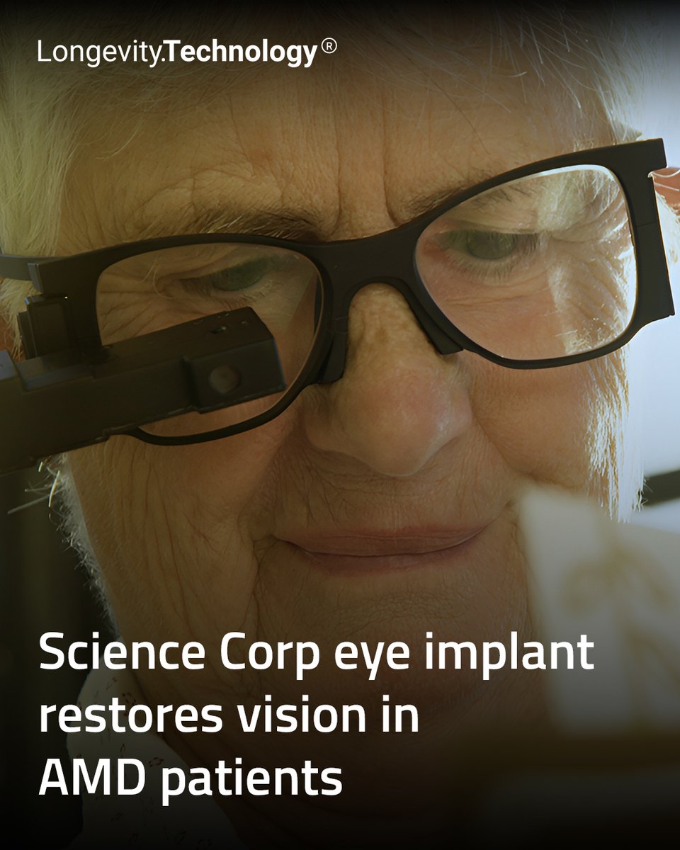 LongevityTech's tweet image. Company is first to demonstrate restoration of vision in clinical trial of BCI tech in patients with geographic atrophy.

longevity.technology/news/science-c…

@ScienceCorp_ #neurotech #BCI #AMD #visionloss