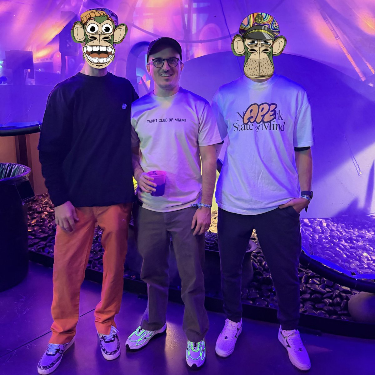TrippyLasers's tweet photo. ApeFest Vegas was incredible. I met a bunch of awesome apes (including Garga!) and had a great time doing all the different activities at Area15.

Thank you to the entire Yuga team for putting this on. It couldn't have been easy, or cheap, but it was amazing, and I appreciate every single person who was involved in making it happen. It was my favorite ApeFest yet.

Can't wait to see you apes again next year!