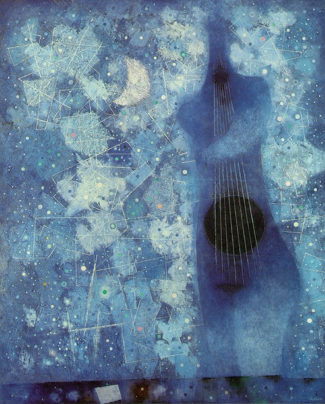 artstitle's tweet image. モルデカイ・アルドン
（Mordecai Ardon、1896-1992）
『タンムズ』
（Tammuz）