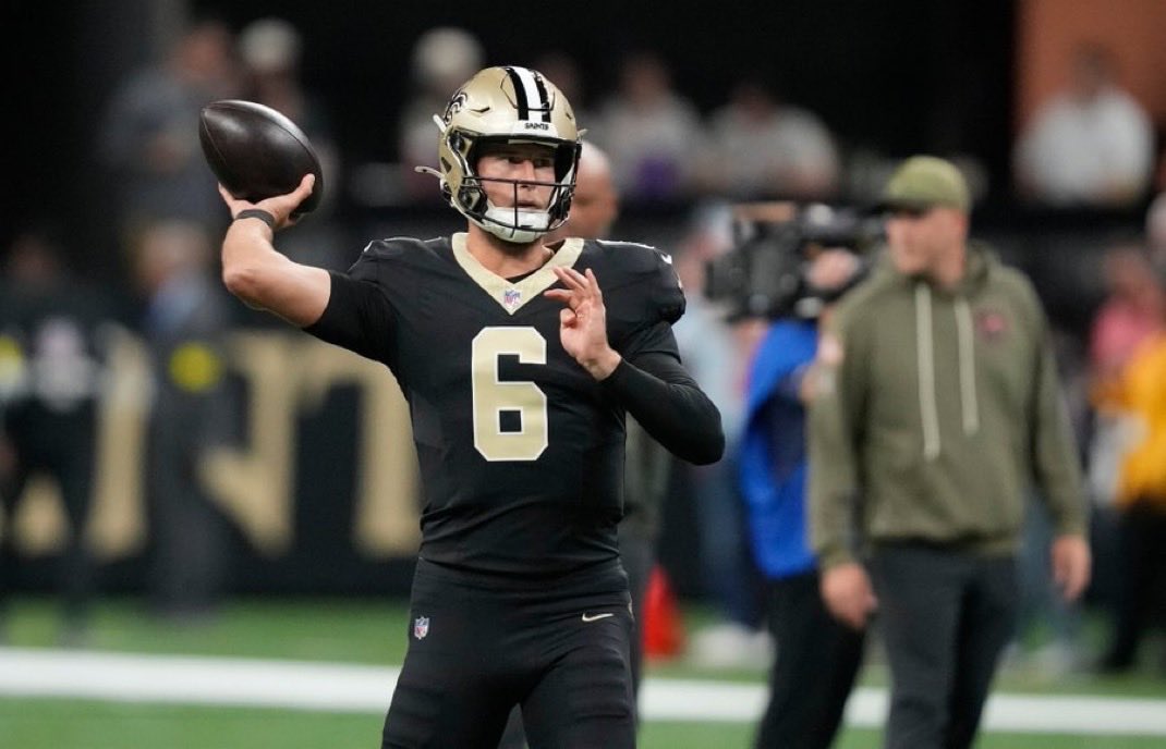Saints are making rookie QB Tyler Shough their starter, per <a href="/RapSheet/">Ian Rapoport</a> 

Spencer Rattler heads to the bench