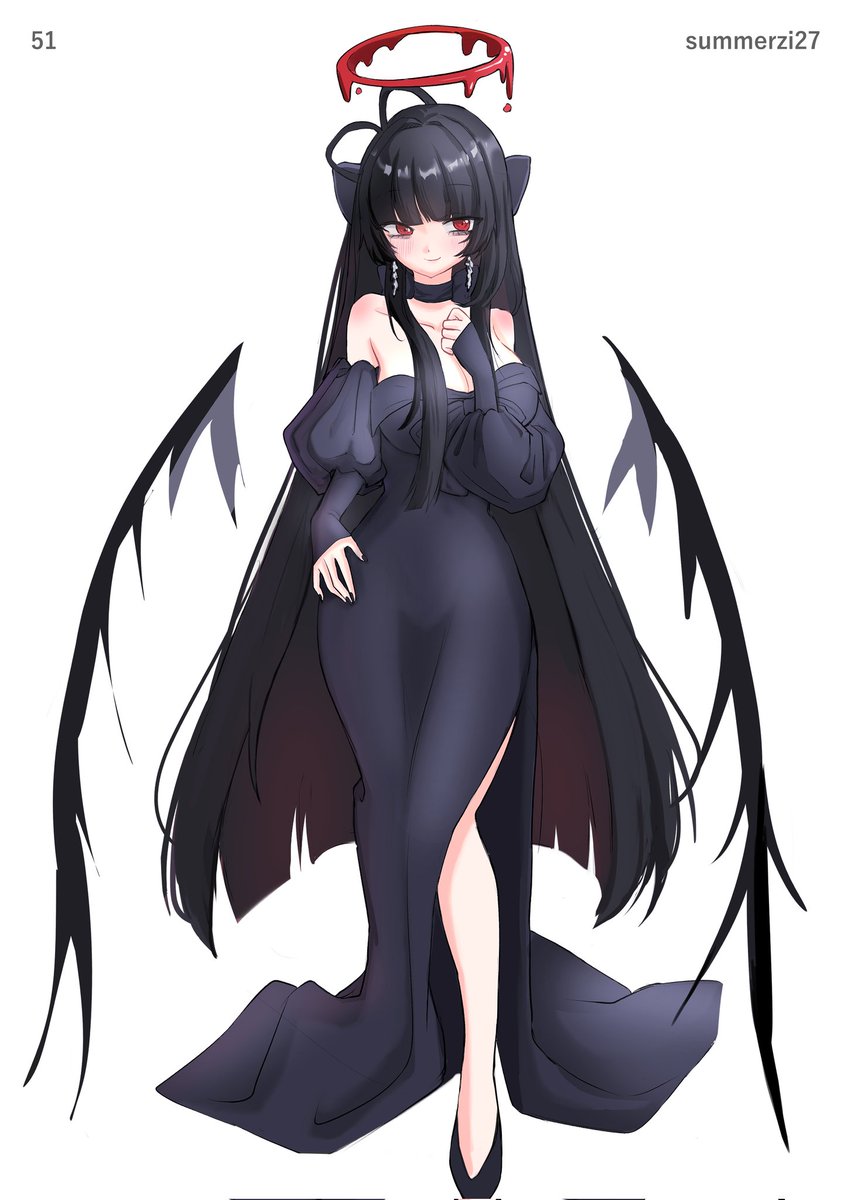 summerzi72's tweet photo. 51 블랙드레스 츠루깅
#BlueArchive #ブルアカ #剣先ツルギ https://t.co/DK3drxgrdX