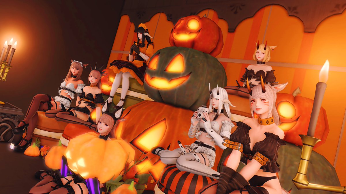 with #LGC_FF14 🐈🎃🖤🧡

#FFXIV #FF14
#おはミコ #ミコッテ
#MAI_Studio