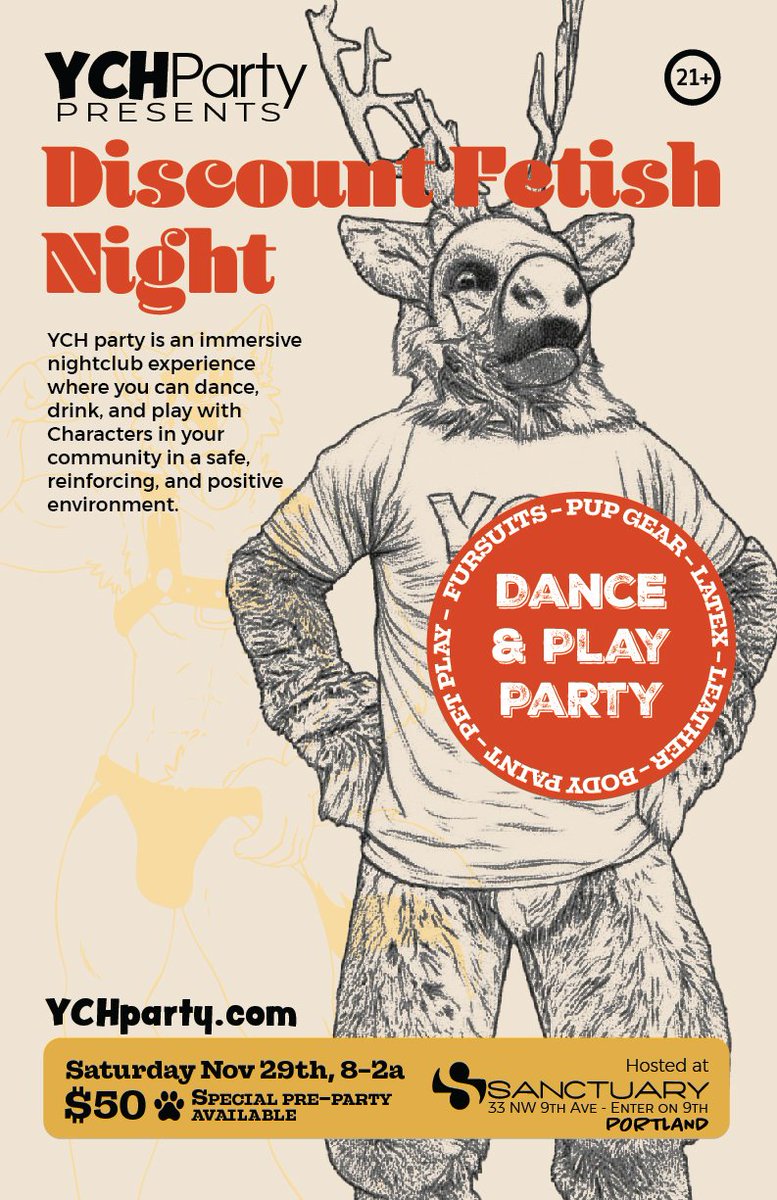 YCH: Discount Fetish Night tweet media