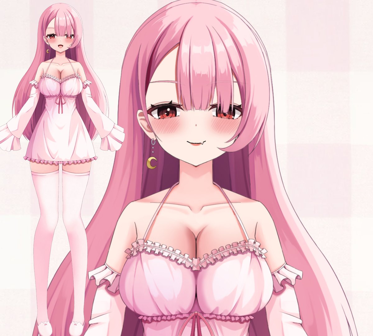 NemuiiVT's tweet photo. Hello, My name is Nemu ! 
I am a dream eater VTuber, so I like to eat both good dreams and nightmares. 

🎨: @makinomaki_maki
⚙️:https://t.co/O7sRCLpiP0

#VTuberUprising #ModelReval #VTuber https://t.co/shrn2blveG