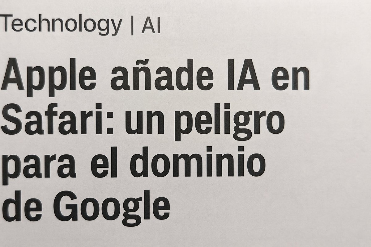 BlogDOpinions's tweet image. 🚀 Apple da un golpe sobre la mesa con Safari Neural, su nueva IA integrada en el navegador.
#Apple #SafariNeural #IA #Google
