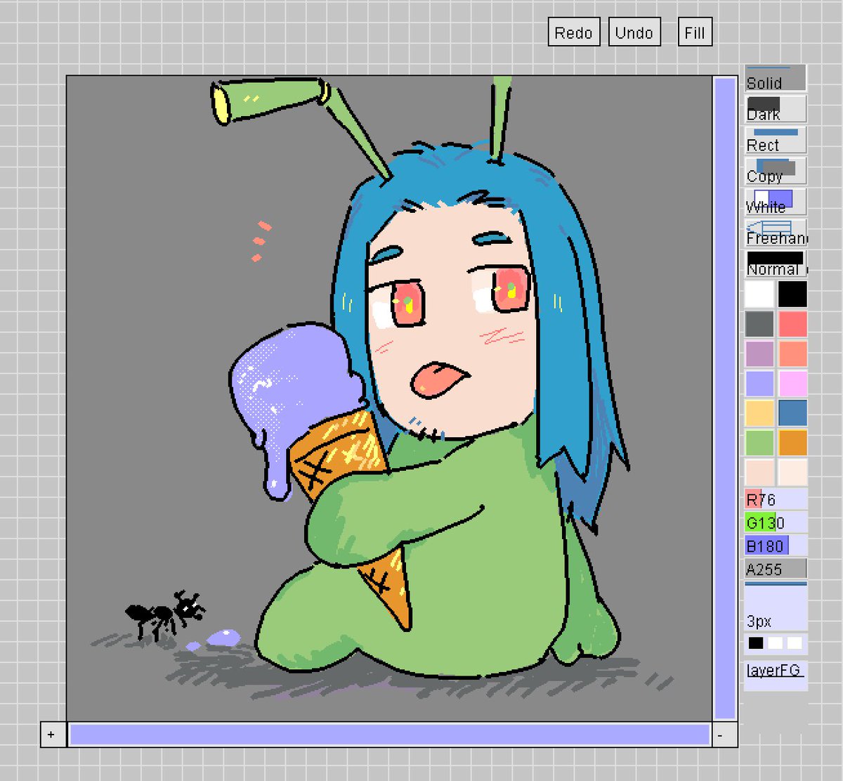 BeetleCandyNG's tweet image. stuff I accidentally deleted in the process of trying to upload on an #oekaki site for the first time in years #paintbbs