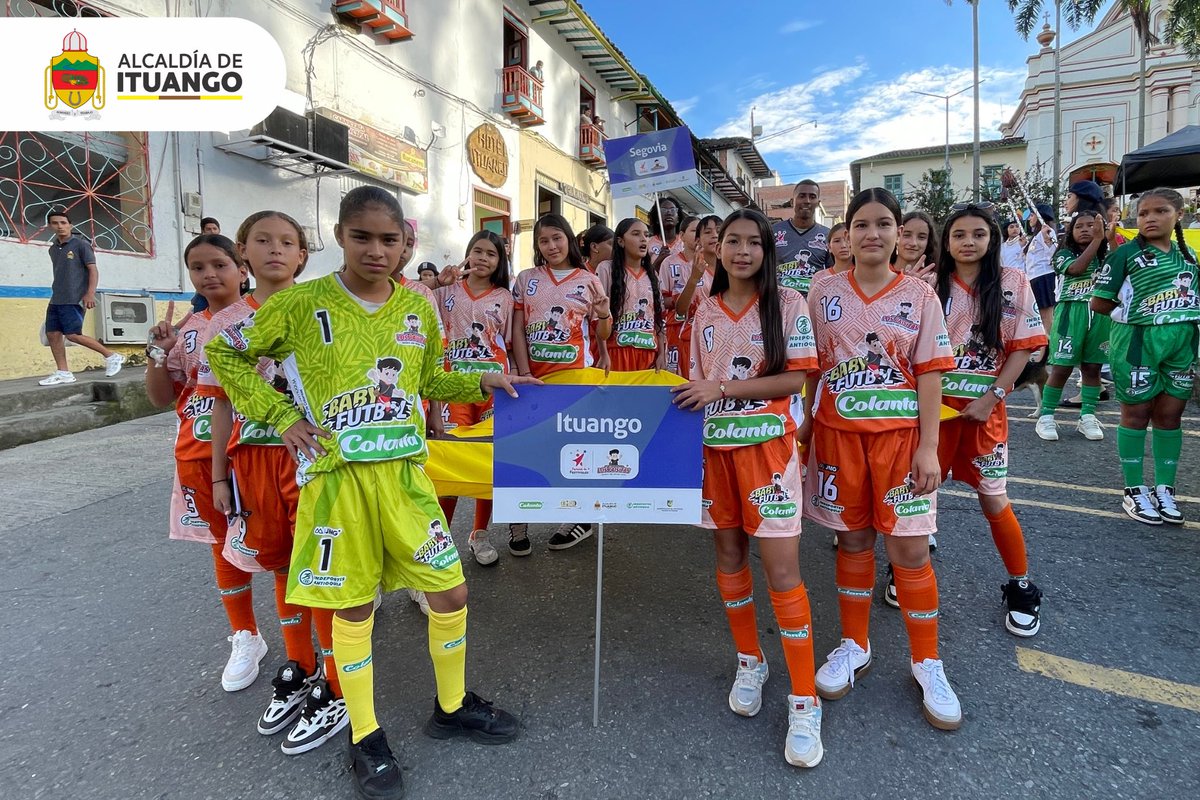 CDLosPaisitas's tweet image. Ituango recibe la eliminatoria del #BabyFútbolColanta Femenino, que por primera vez se juega en esta zona del departamento antioqueño ⚽️

Conoce toda la información aquí:
👉festivaldefestivales.com/ituango-vive-l…