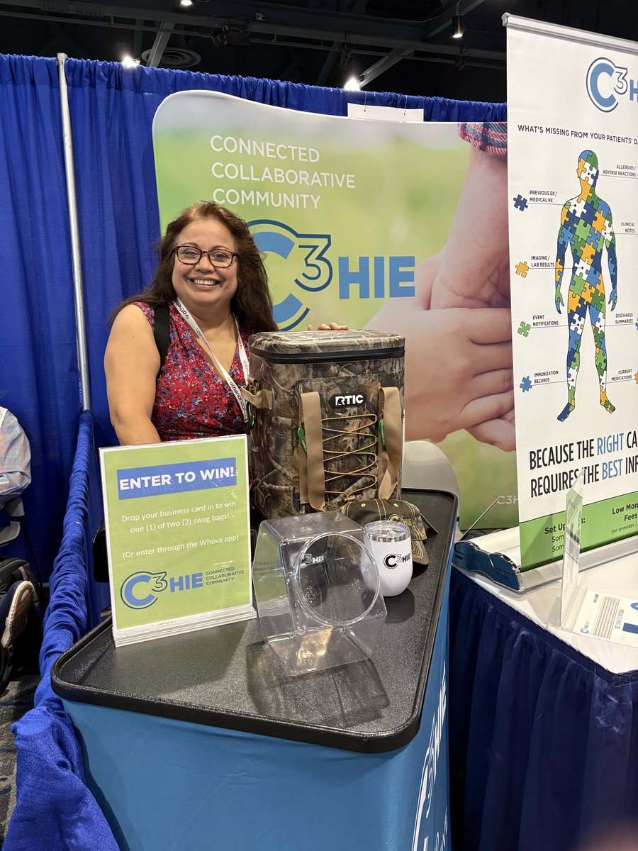 Congrats Linda Molinar from <a href="/PCHSMedClinics/">Preventative Care Health Services, Inc.</a>! Winner of our raffle at the <a href="/TexasCHCs/">TACHC</a> Conference. <a href="/mrsandrea2018/">Andrea Henderson</a> <a href="/jimhoag214/">jim hoag</a> 
#Connected 
#Collaborative 
#Community