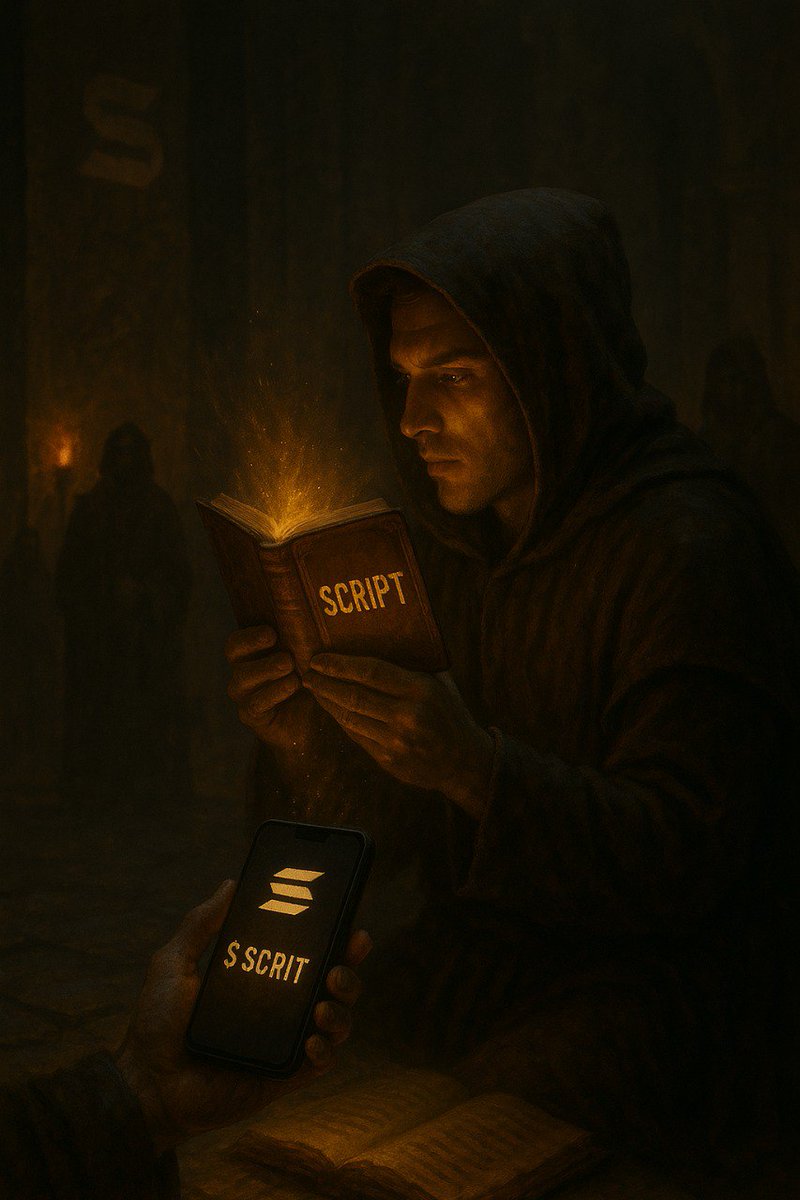 Scriptonsol_'s tweet image. In the beginning, there were chains.

Then came Solana , and within it, a Book.

$SCRIPT, the wisdom that moves faster than time.