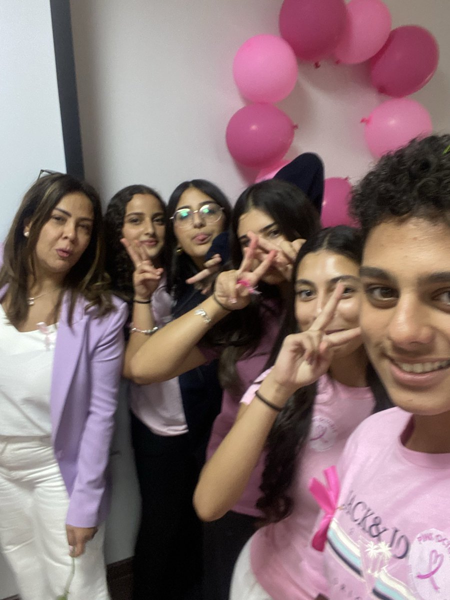 Today’s success belongs to our wonderful students!💞Together we spread hope &amp;awareness 🎀<a href="/Hhhsinfo/">Houssam Hariri HS</a>