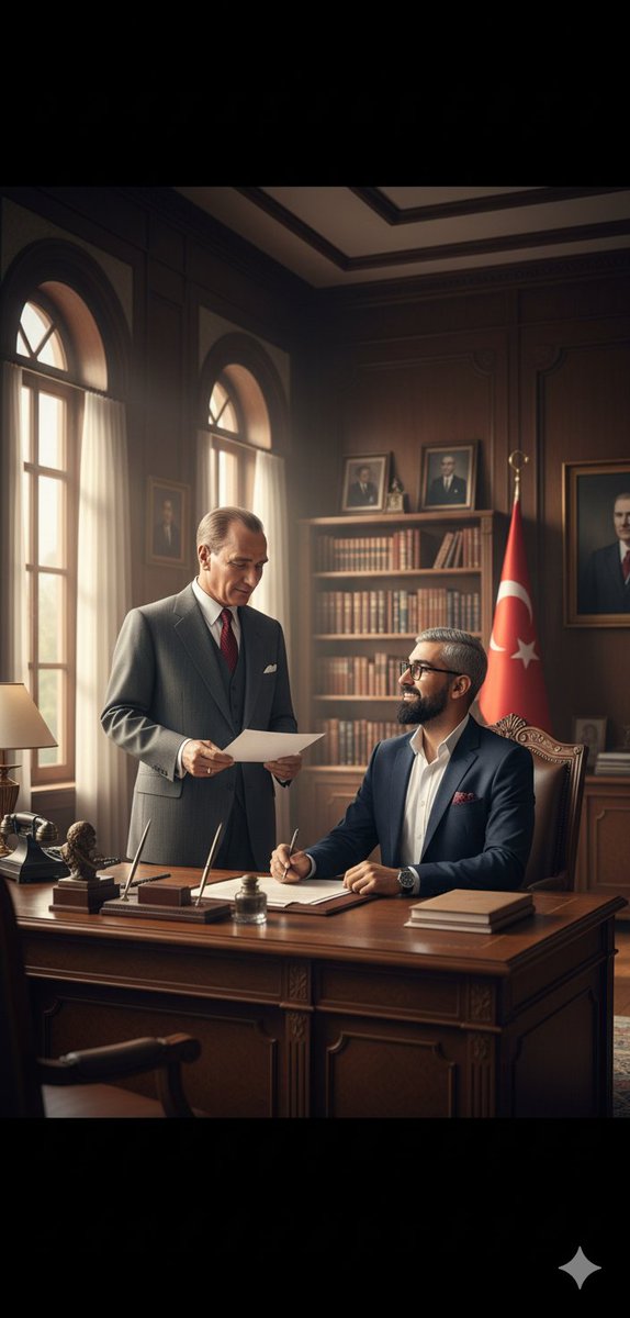 Sayın Başöğretmenim Mustafa Kemal Atatürk,
Senin izinde ve denetiminde Cumhuriyet'i yücelten bir öğretmen, olma umudumu hep göğsümde taşıyorum!.

#YAŞASINCUMHURİYET ❤️🇹🇷