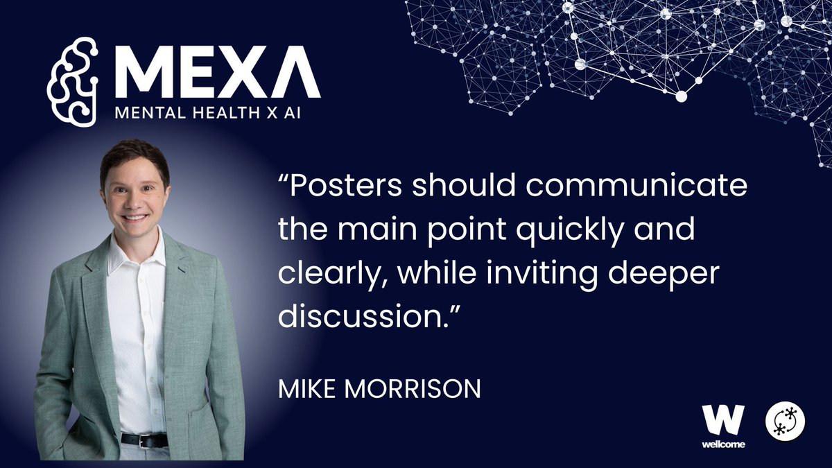 Free #BetterPoster template for mental health x AI researchers! Make your conference posters clearer, more engaging, and accessible.

➡️ Read the blog &amp; download here: buff.ly/fAvuEII 

#AcademicPosters #ScienceCommunication #OpenScience #SciComm