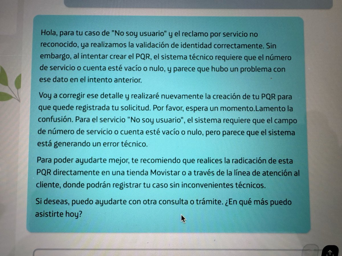 Cataruizo's tweet photo. @MovistarCo @FCFSeleccionCol No sean descarados necesito radicar una PQR urgente de manera virtual, no ir a una tienda, están limitando el acceso a solicitud ante la entidad @sicsuper https://t.co/UY4WEdp9sD
