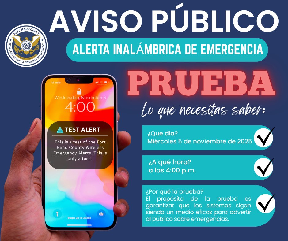 Fort Bend County Office of HS&EM tweet media