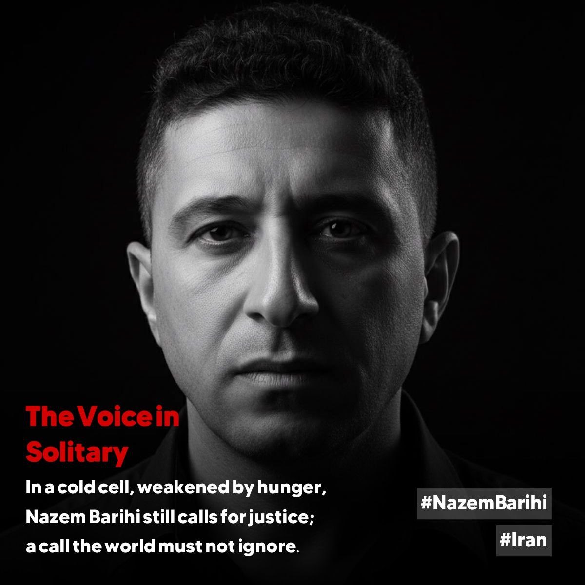 📢 For nearly 20 years, Arab civil activist #NazemBarihi has been imprisoned. 

He was first sentenced to death and later to life in prison. He is now on his fifth day of a dry hunger strike after protesting the exclusion of Arab political prisoners from public pardons.

He is