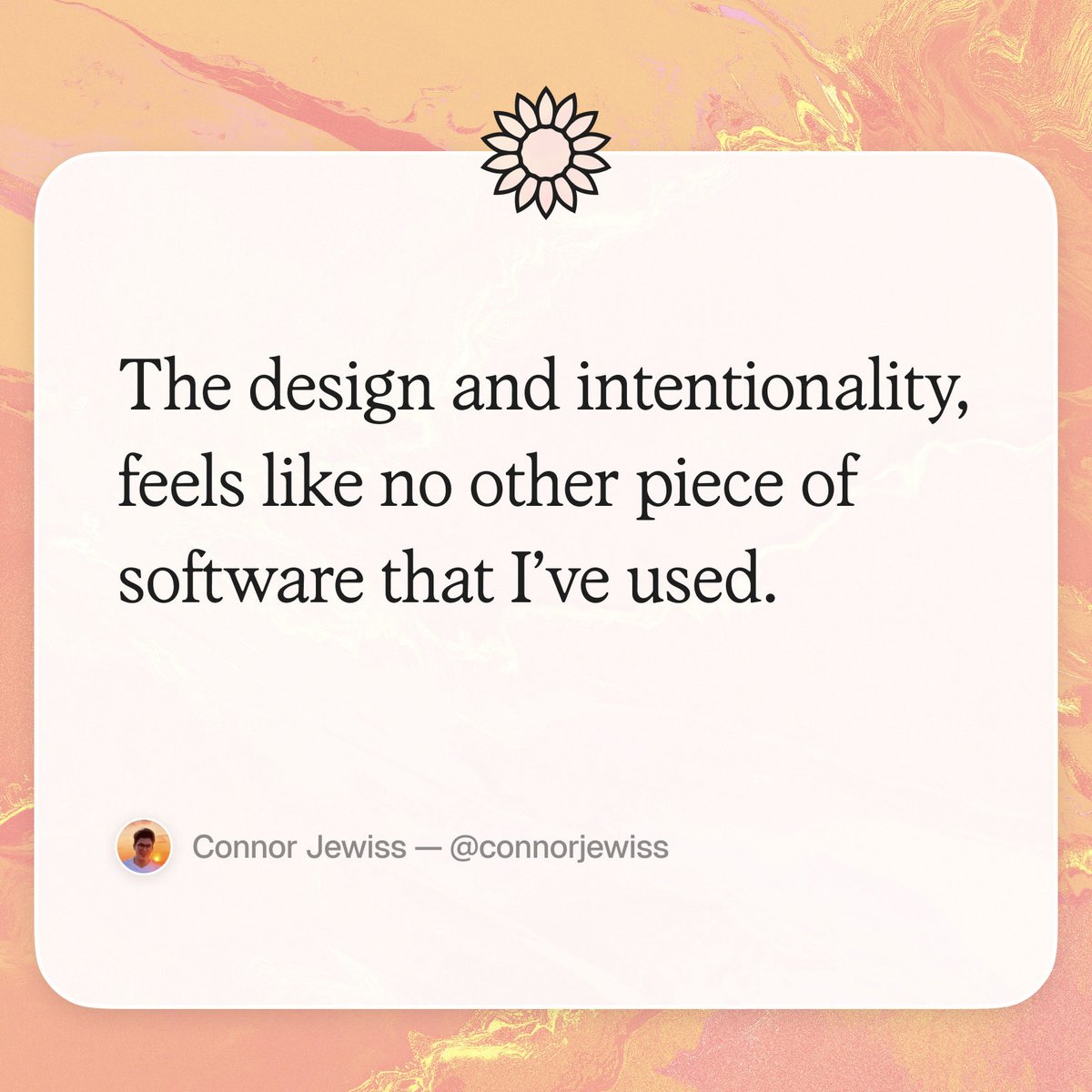 Sunflower: an email client designed to respect your focus 🌻

Thanks for the kind words, <a href="/connorjewiss/">Connor Jewiss</a>.