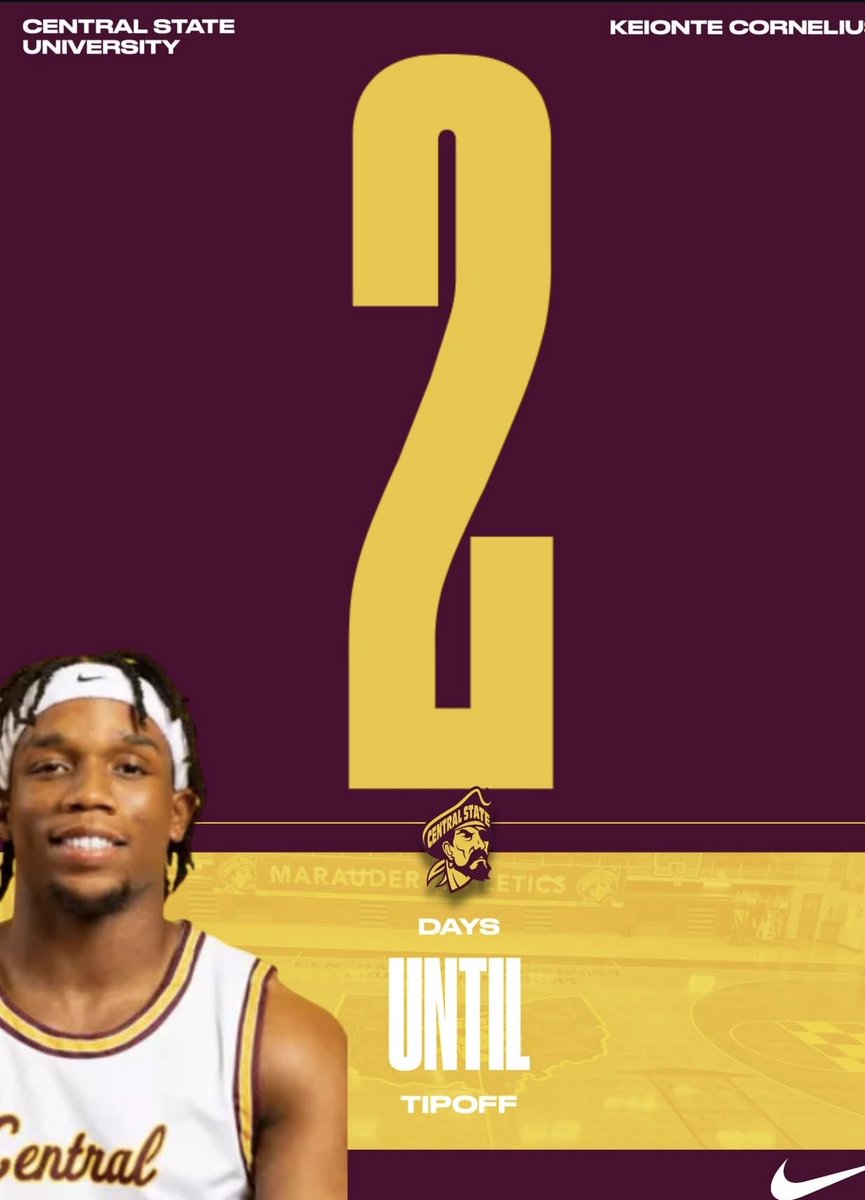 csu_mensbball's tweet photo. 2️⃣ Days Out! Kei­onte Cornelius (#2) and the Marauders are locked in and ready to go! 🏀💪
Tip-off is almost here — let’s finish the countdown strong! 🔥 https://t.co/T6dJ5n9RkQ