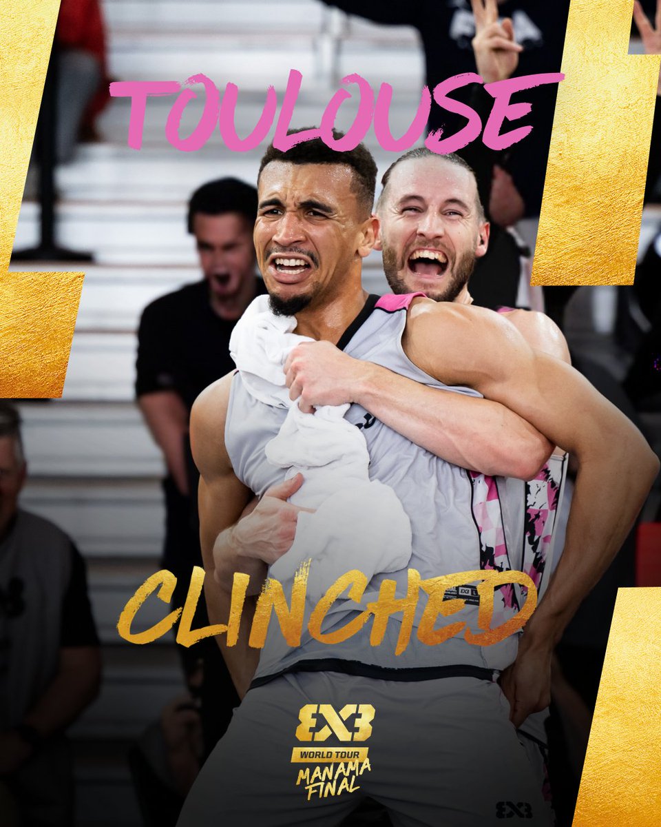 UNFINISHED BUSINESS 

Last year's runners up are #3x3WTManama Final ready

Don't miss the #3x3WT final, November 21 - 22! 🏆🔥