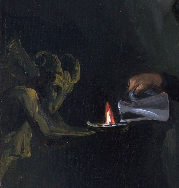 Detail, The Bewitched Man also known as The Devil’s Lamp. Artist: Francisco de Goya. Date: 1798. Medium: oil on canvas. Dimensions: 42.5 x 30.8 cm. Collection: The National Gallery, London.