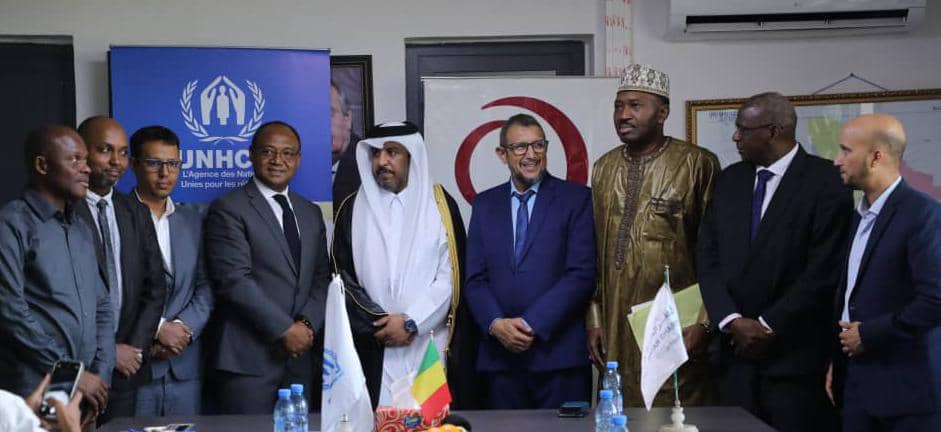<a href="/UNHCRMali/">UNHCR Mali</a> 

Hier, à Bko, un protocole d’entente a été signé entre le HCR et  Qatar Charity en présence du chargé d’Affaires de l’Ambassade du Qatar . A travers cet accord, ils comptent  unifier leurs effors pour renforcer les actions aux besoins des personnes déplacées de force.