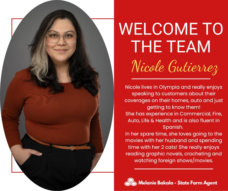 mysheltonagent's tweet photo. Help us welcome our newest team member, Nicole Gutierrez! 🎉
Nicole brings a wealth of experience and a love for connecting with our customers. She’s fluent in Spanish and ready to help with all your insurance needs!
We're so excited to have her on board! https://t.co/qyZdM0lULk