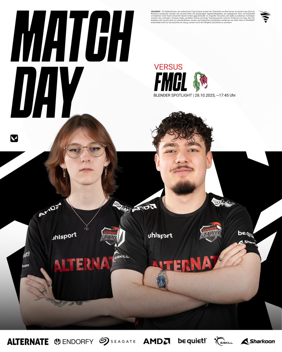 Nach einen starken ersten Spiel geht's in Winners' Match gegen <a href="/FMCLvlr/">FMCL</a>! 👑

#aufgehtsattax