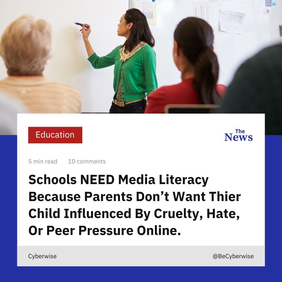 BeCyberwise's tweet image. This Media Literacy Week, help them build real-world skills that don’t expire with the next TikTok trend.
At Cyberwise, we’ve got tools that help parents stay in the know without needing a tech degree.
cyberwise.org
#CyberwiseTips #Parenting2025 #DigitalLiteracy