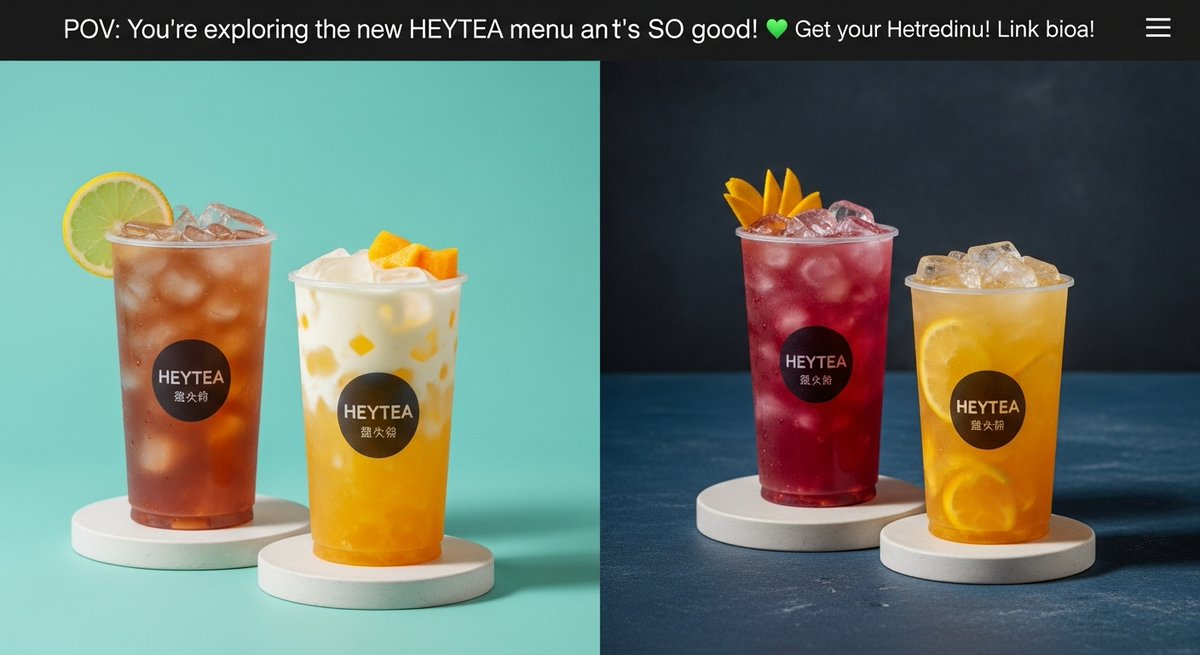 HeyTeamenu's tweet image. New flavors just dropped 🍵🧋
The HEYTEA menu just got a fresh update—fruit bomb teas, cheese tops &amp;amp; more!
✨ Check it out 👉 heyteamenu.org
#Heytea #TeaMenu #BubbleTeaVibes