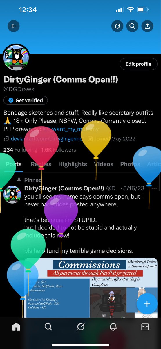 Aw man, Wtfreak. 

The balloons, they return.