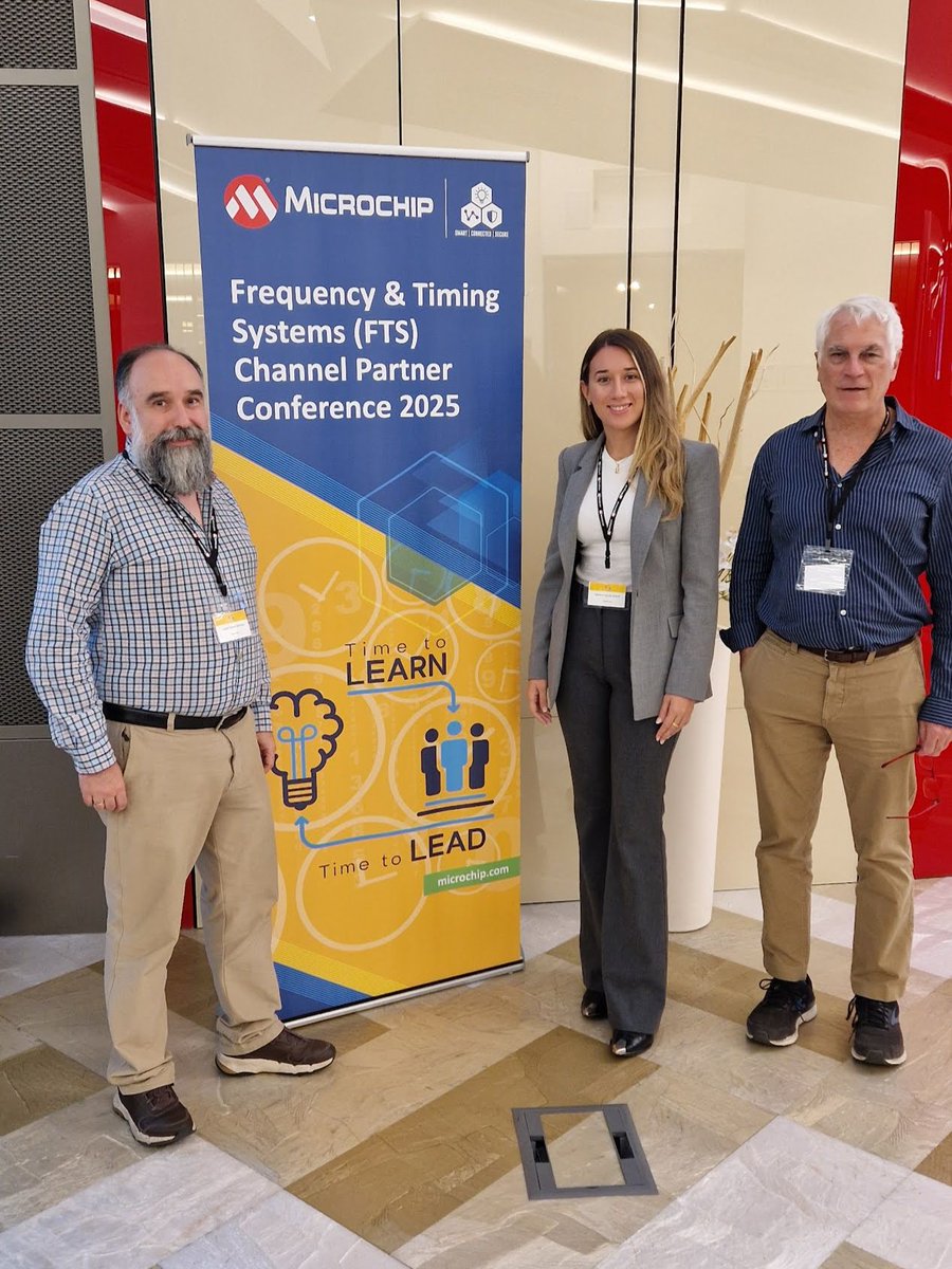 Our team attended the 2025 Frequency &amp; Timing Systems Conference, organized by our partner <a href="/MicrochipTech/">MicrochipTechnologyInc.</a> 

Great opportunity to learn about what's currently shaping the world of synchronization technologies.

Looking forward to next year's already!
Your network. Our commitment.