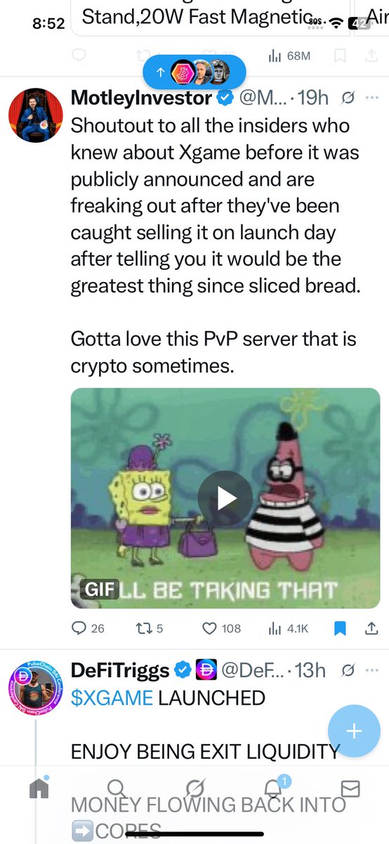 TRUMPonPLS's tweet image. After lying about $xgame scammer @CryptoCoffee369 now shilling a fast abdoul scam. Hint guys there all on the same team: he is going to the next in house scam. These guys already drained wallets and black listed coins. There all on the same team. Trust RH $pls $plsx $most