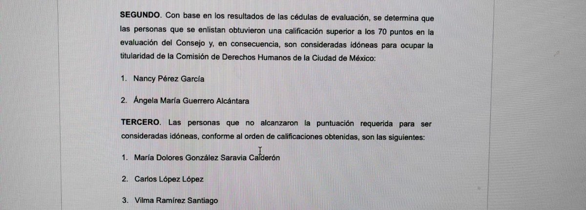EliaAlmanzaA's tweet image. De confirmarse dicho acuerdo, quedaría fuera de la contienda, la en su momento favorita, Dolores González Saravia, Lolis,como se había adelantado en este arroba. 

Aquí el borrador del documento que ya circula desde la madrugada entre el personal de la CDH y algunos chats. 👇🏽