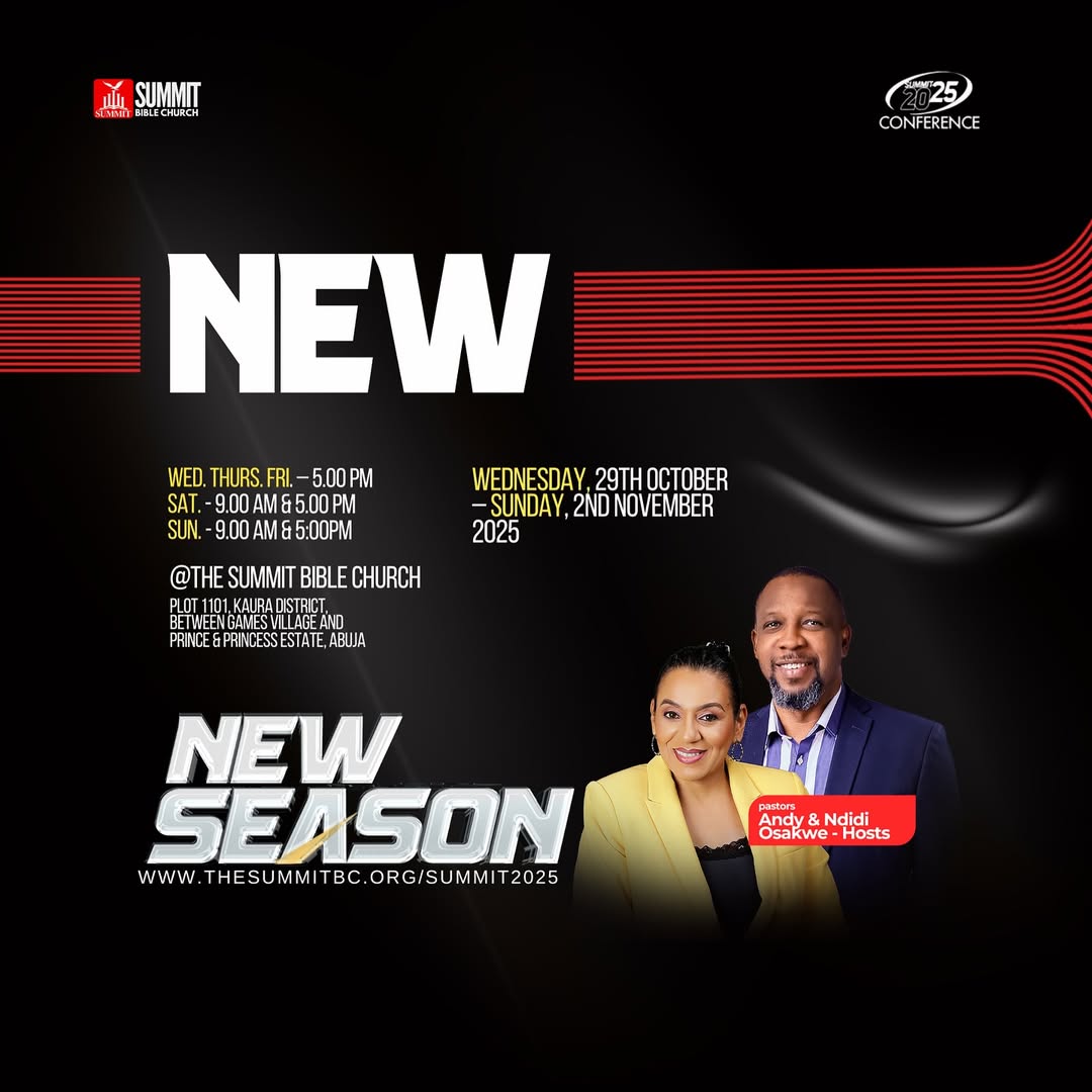 OluremiTemilade's tweet image. This time, you won’t just attend... you’ll encounter.
Tomorrow, your spirit will testify that God is here.
👉 Register for Free via: thesummitbc.org/summit2025
#Summit2025 #NewSeason #SummitConference