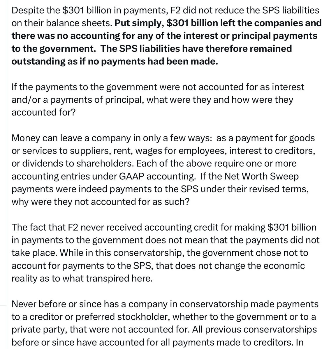 Enjoying the partial re-read of what really took place with Fannie / Freddie from the brilliant mind of <a href="/BillAckman/">Bill Ackman</a> and the team <a href="/PershingSquare/">Pershing Square</a> $FNMA

Fact check <a href="/pulte/">Pulte</a> <a href="/DirectorPulte/">Director Pulte</a> <a href="/SecScottBessent/">Treasury Secretary Scott Bessent</a>