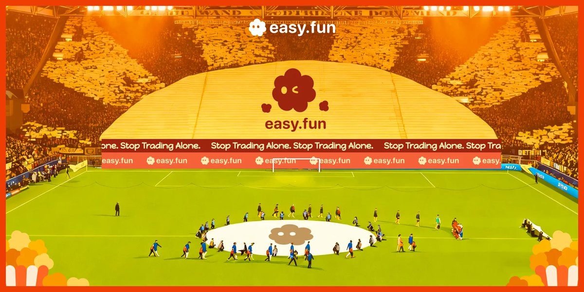 easydotfunX's tweet image. 78% of traders lose money when they trade alone. 

Trading isn’t just charts and clicks.
It’s psychology. It’s strategy. It’s teamwork.

At #easydotfun, we’re redefining the game: 
📊 Transparent on-chain leaderboards
🤖 One-click AI &amp;amp; pro copy trading
⚔️ Real-time trading duels…