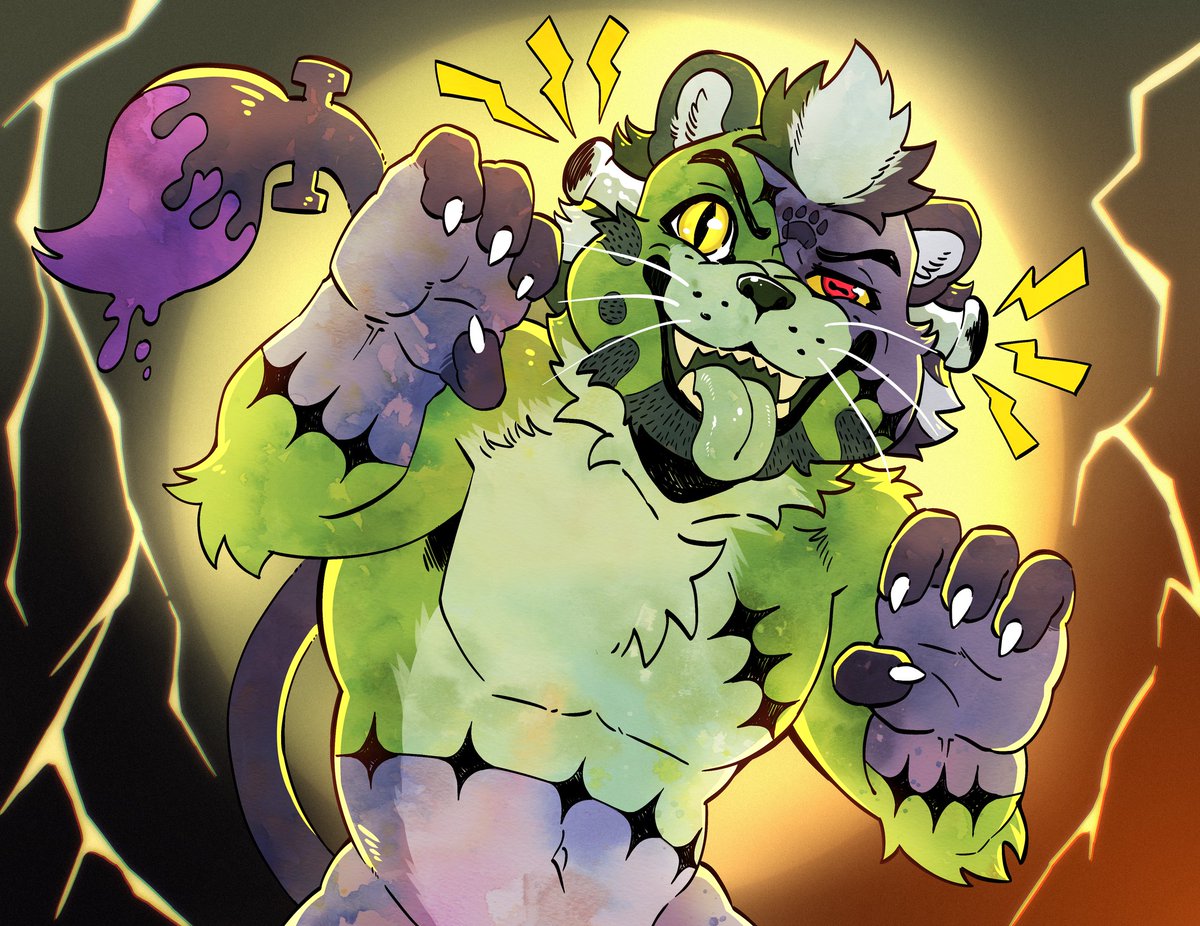 Estamos por terminar el mes del terror y no podía faltar nuestro Orión disfrazado!

Gracias por su apoyo y a <a href="/BadShade/">bill adshade</a> por este encantador dibujo! 😸✨
