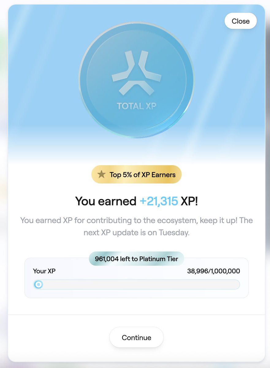 Bluekiddocoo's tweet image. Happy XP day ✳️

This week I obtained 20k+ XP

It seems difficult to reach 50k per week, fighting.

@AbstractChainCN @AbstractChain @Abstract_Eco @xeetdotai