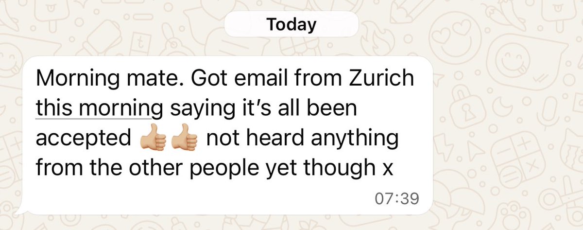 marlonjackson9's tweet image. 3 successful claims paid in one day 🙌🏾

£6000
£6000
£6000

This money will go towards surgery and help with loss of income. 

Protect yourself! Don’t wait until tomorrow