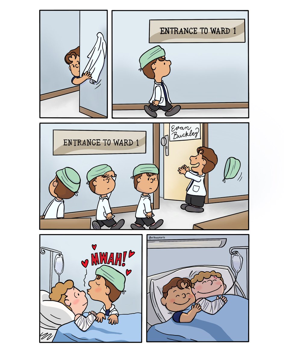 visiting time is over but that would never stop eddie from sneaking into buck's room to be there for him while injured :] #buddie #911onABC