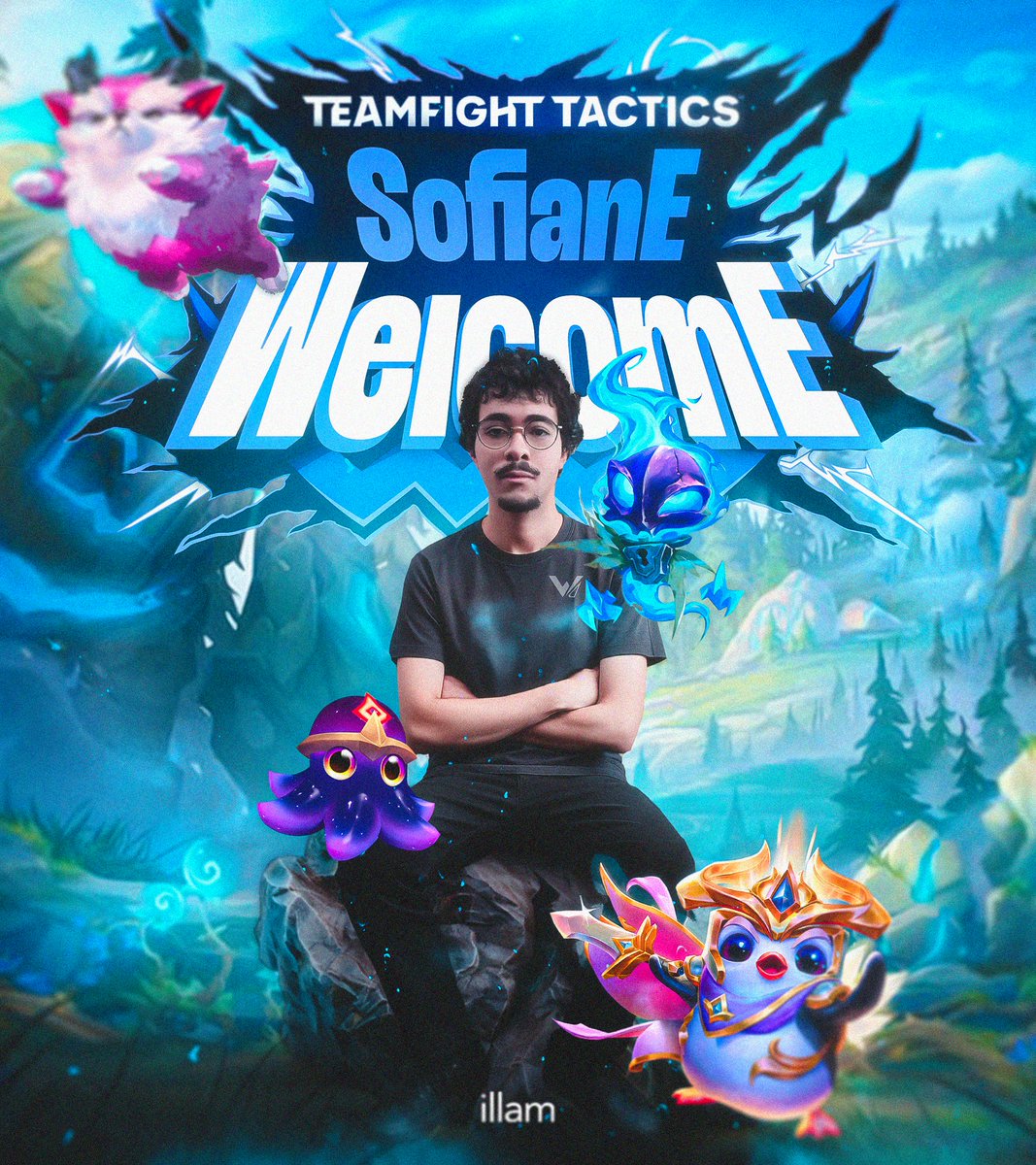 WIP_EsportsTeam's tweet image. ON DÉBARQUE SUR TEAMFIGHT TACTICS 🛡️

Souhaitez la bienvenue à notre premier joueur, @SofianeTFT !

Rendez-vous dès décembre pour son premier tournoi sous nos couleurs ! 💙

#WEAREWIP 🟦