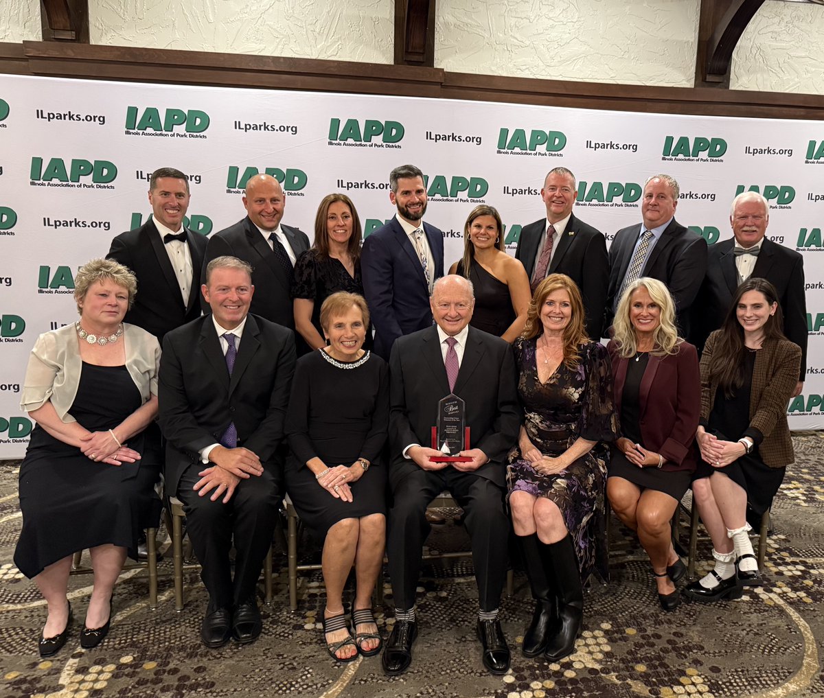 We are proud to share that Frank Lesniak, president of the Arlington Heights Park Foundation board, has been honored with the <a href="/ilparkdistricts/">IAPD</a> Outstanding Volunteer Citizen of the Year Award. Congratulations, Frank!