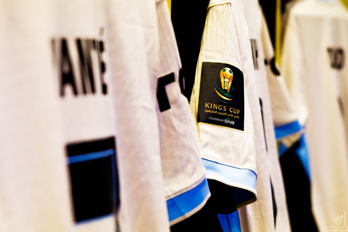 قمصان "الأبطال" جاهزة! 🤍💪
#الاتحاد_النصر 
#أغلى_الكؤوس