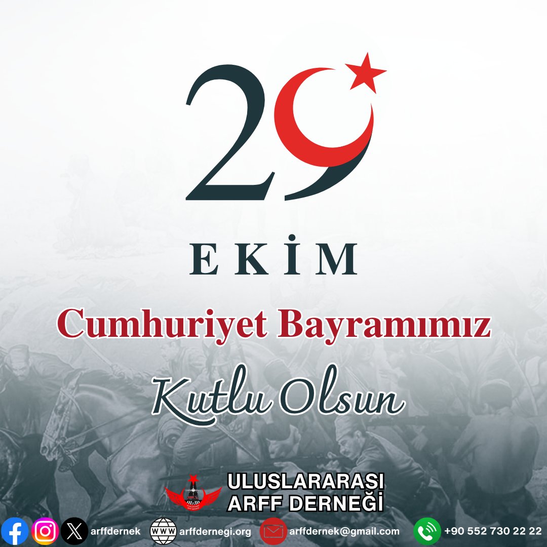 Gazi Mustafa Kemal Atatürk’ün önderliğinde, milletimizin bağımsızlık ve özgürlük iradesiyle kurduğu Türkiye Cumhuriyeti’nin 102. yıl dönümünü gurur ve coşkuyla kutluyoruz.

Cumhuriyet, bizlere emanet edilen en büyük değerdir. Bu emaneti, birlik ve beraberlik içinde, çağdaş