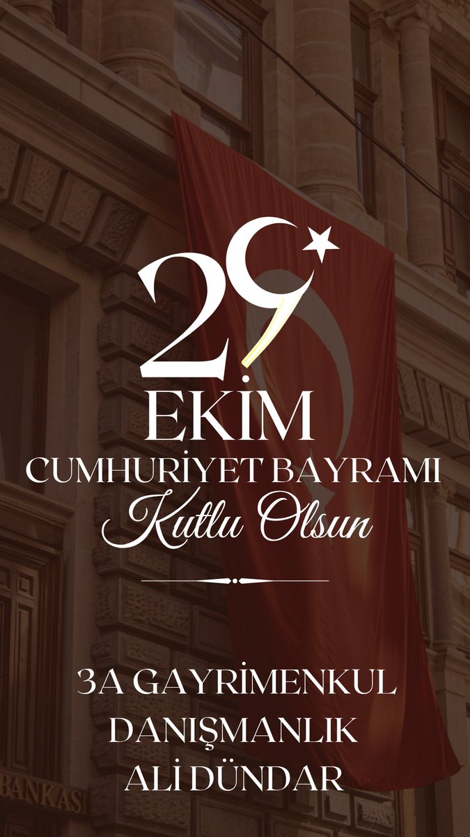 #29EkimCumhuriyetBayrami Kutlu Olsun...